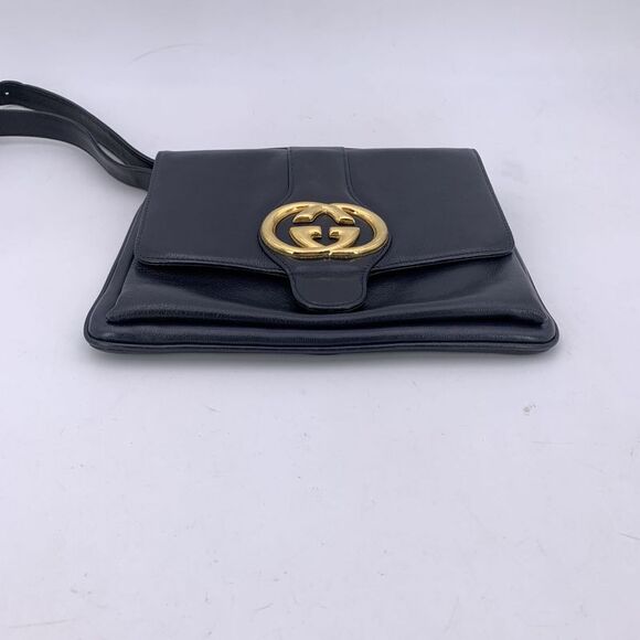 Gucci Vintage Leather Shoulder Bag - Picture 5 of 6